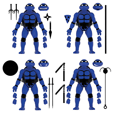 Teenage Mutant Ninja Turtles - Midnight Turtles Action Figure 4-pack (2022 Convention Exclusive)