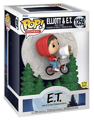 E. T. the Extra-Terrestrial - Elliott & E. T. (Glows in the Dark) POP Moment Vinyl Figure