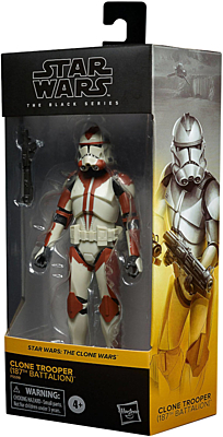 Star Wars - The Black Series - Clone Trooper (187th Battalion) Action Figure (The Clone Wars)