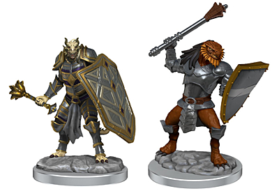 Figurka D&D - Dragonborn Clerics - Unpainted (Dungeons & Dragons: Nolzur's Marvelous Miniatures)