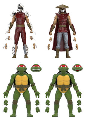 Teenage Mutant Ninja Turtles - Shredder & Turtles 4-pack Action Figure 13 cm (BST AXN)