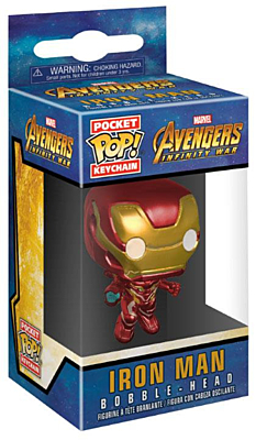 Avengers: Infinity War - Iron Man POP Vinyl Bobble-Head klíčenka