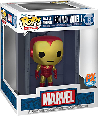 Marvel - Hall of Armor: Iron Man Model 4 (PX Previews Exclusive) POP Vinyl Bobble-Head Figure