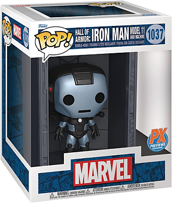 Marvel - Hall of Armor: Iron Man Model 11 War Machine (PX Previews Exclusive) POP Vinyl Bobble-Head Figure