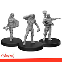 Cyberpunk Red - Sada 3 figurek - Edgerunners C
