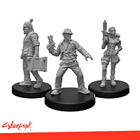 Cyberpunk Red - Sada 3 figurek - Edgerunners E