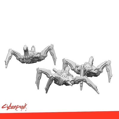 Cyberpunk Red - Sada 4 figurek - Wall Crawlers
