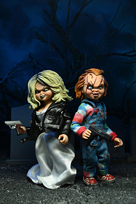 Bride of Chucky - Chucky and Tiffany Clothed Action Figure 2-pack