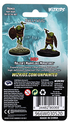 Figurka D&D - Bullywug - Unpainted (Dungeons & Dragons: Nolzur's Marvelous Miniatures)