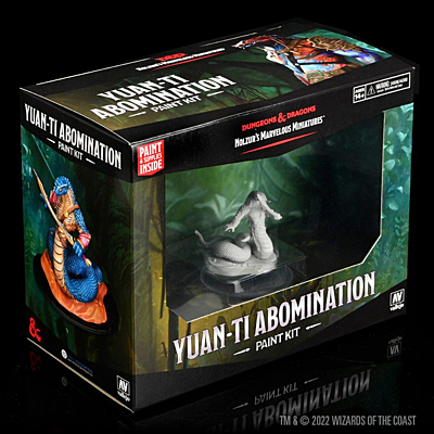 Figurka D&D - Yuan-Ti Abomination - Paint Kit (Dungeons & Dragons: Nolzur's Marvelous Miniatures)