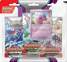 Pokémon: Scarlet & Violet #2 - Paldea Evolved 3-pack Blister - Tinkatink