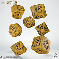 Sada 7 RPG kostek - Harry Potter - Mrzimor (Hufflepuff) - Yellow Modern