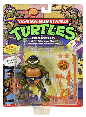 Teenage Mutant Ninja Turtles - Classic Donatello with Storage Shell akční figurka