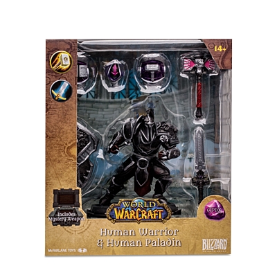 World of Warcraft - Human Paladin Warrior (Epic) akční figurka 15 cm
