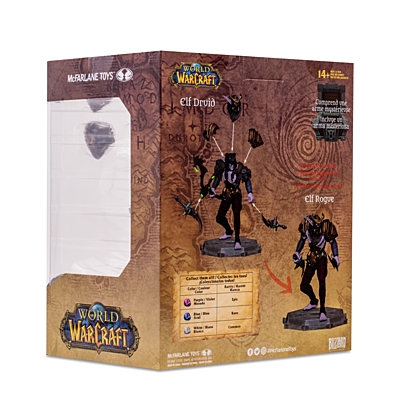 World of Warcraft - Night Elf Druid Rogue (Epic) akční figurka 15 cm