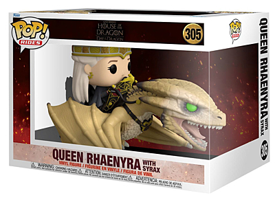House of the Dragon - Queen Rhaenyra with Syrax POP Vinyl figurka