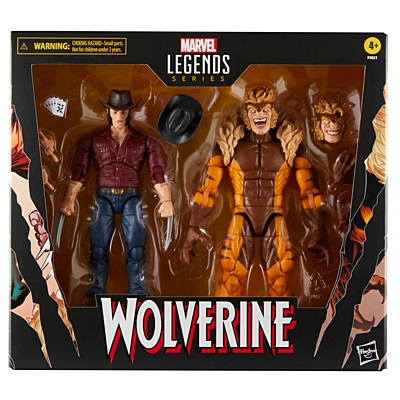 Marvel - Legends Series - Logan & Sabertooth (Wolverine 50th Anniversary) 2-pack akční figurka