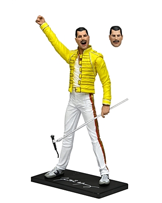 Freddie Mercury - Freddie Mercury (Yellow Jacket) akční figurka 18 cm
