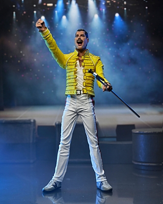 Freddie Mercury - Freddie Mercury (Yellow Jacket) akční figurka 18 cm