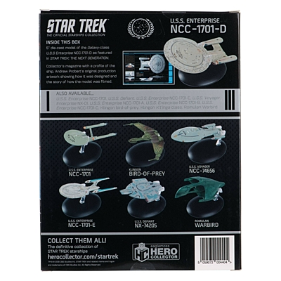 Star Trek: The Next Generation - U.S.S. Enterprise NCC-1701-D Diecast Mini Replica